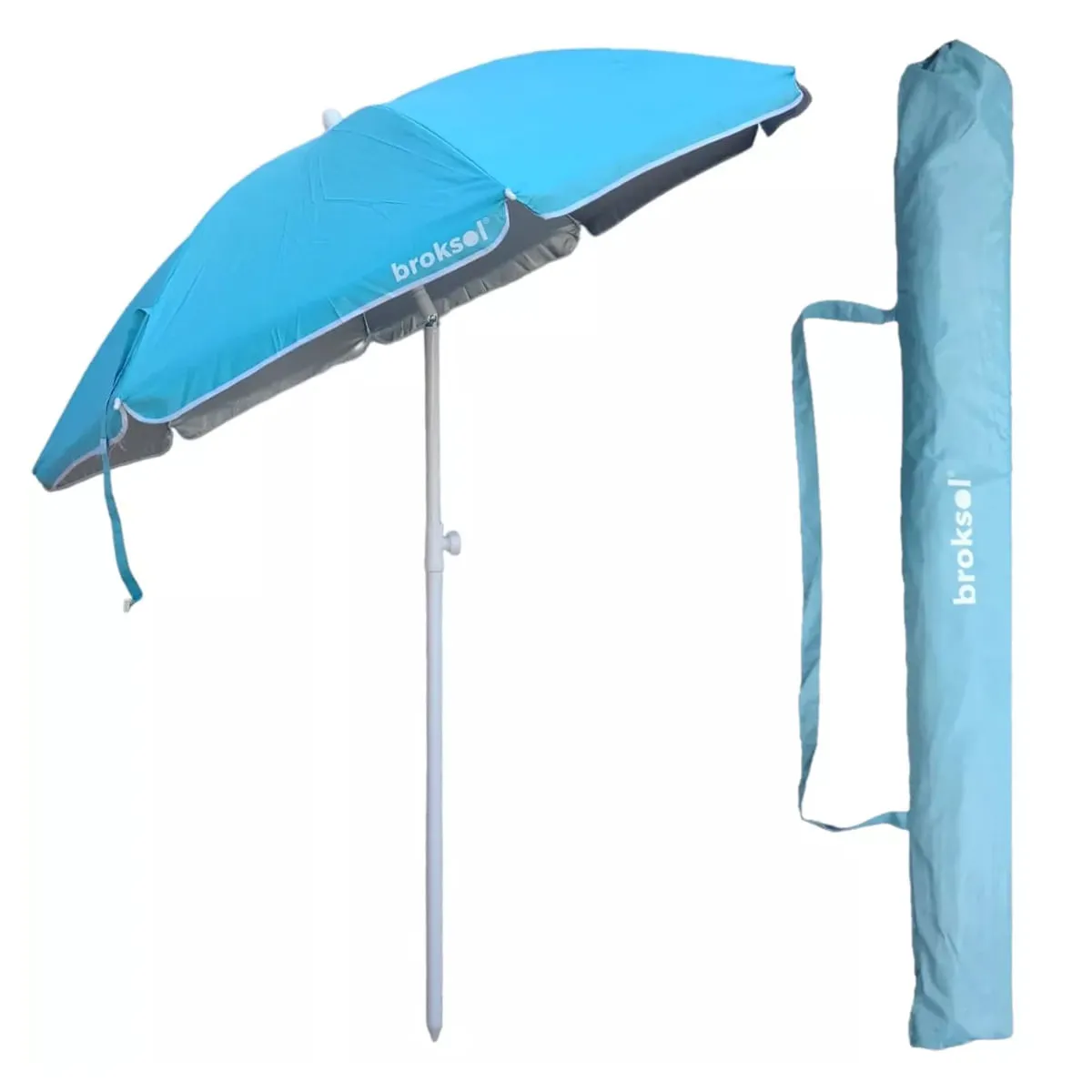 Sombrilla Playera 1.8 Mts Celeste Broksol