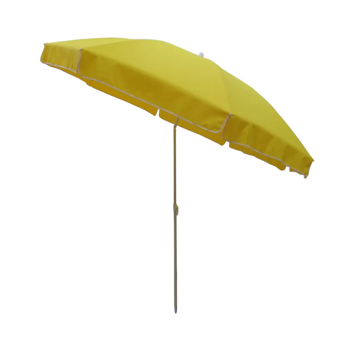 Sombrilla Carrefour Home amarillo acero 240 cm