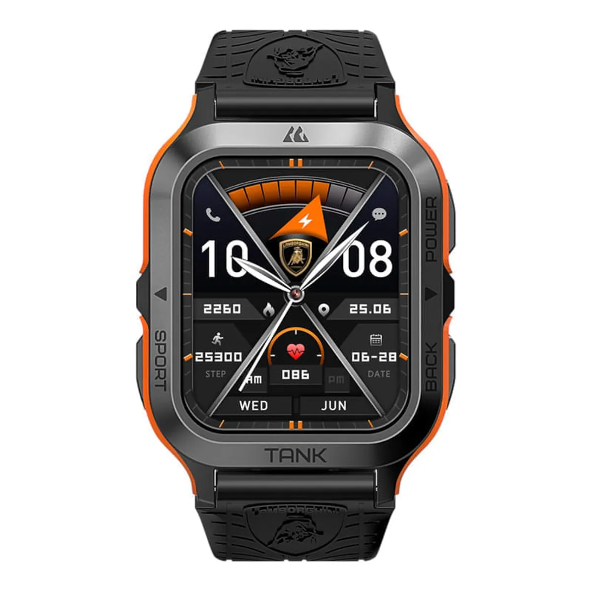 Smartwatch Lamborghini LLAMBO0008 Aventador Q4 Rubber Strap