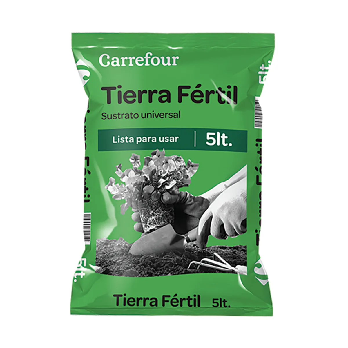 Tierra fértil Carrefour sustrato universal 5 l.