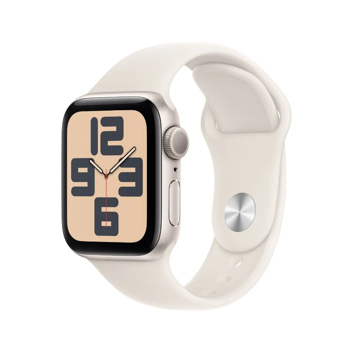 Smartwatch Apple Watch SE GPS 44 mm Aluminio Starlight Con Correa Starlight Sport