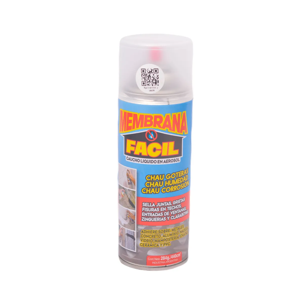 Membrana fácil en aerosol incoloro