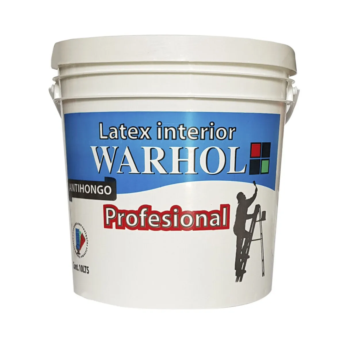 Latex interior profesional Warhol blanco mate 10 lt.
