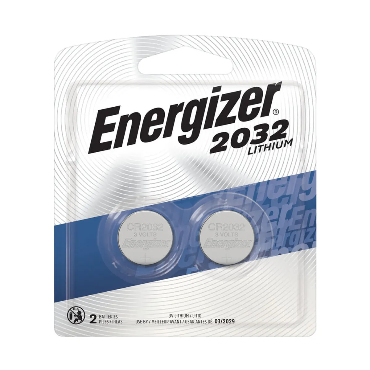 Pila de litio Energizer cr2032 de 3V 2 u.