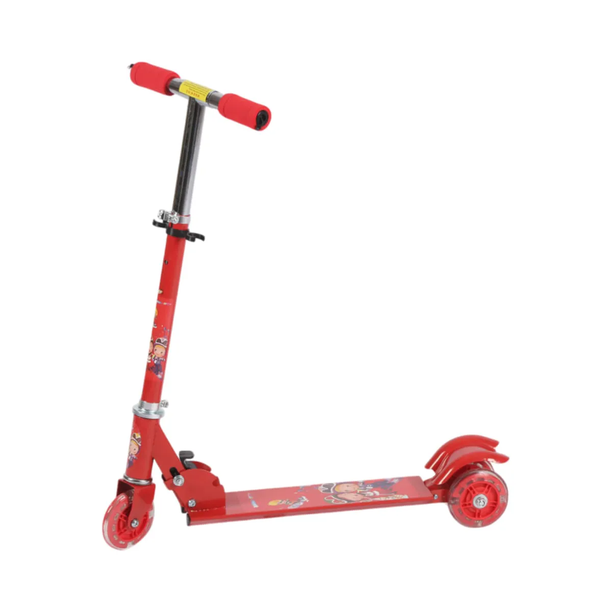 Monopatín infantil plegable Randers Kids Rojo