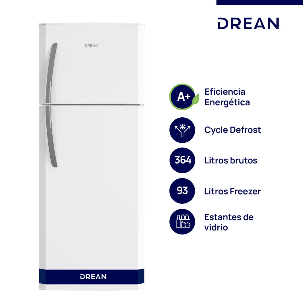 Heladera Drean bca 363l hdr370f50b