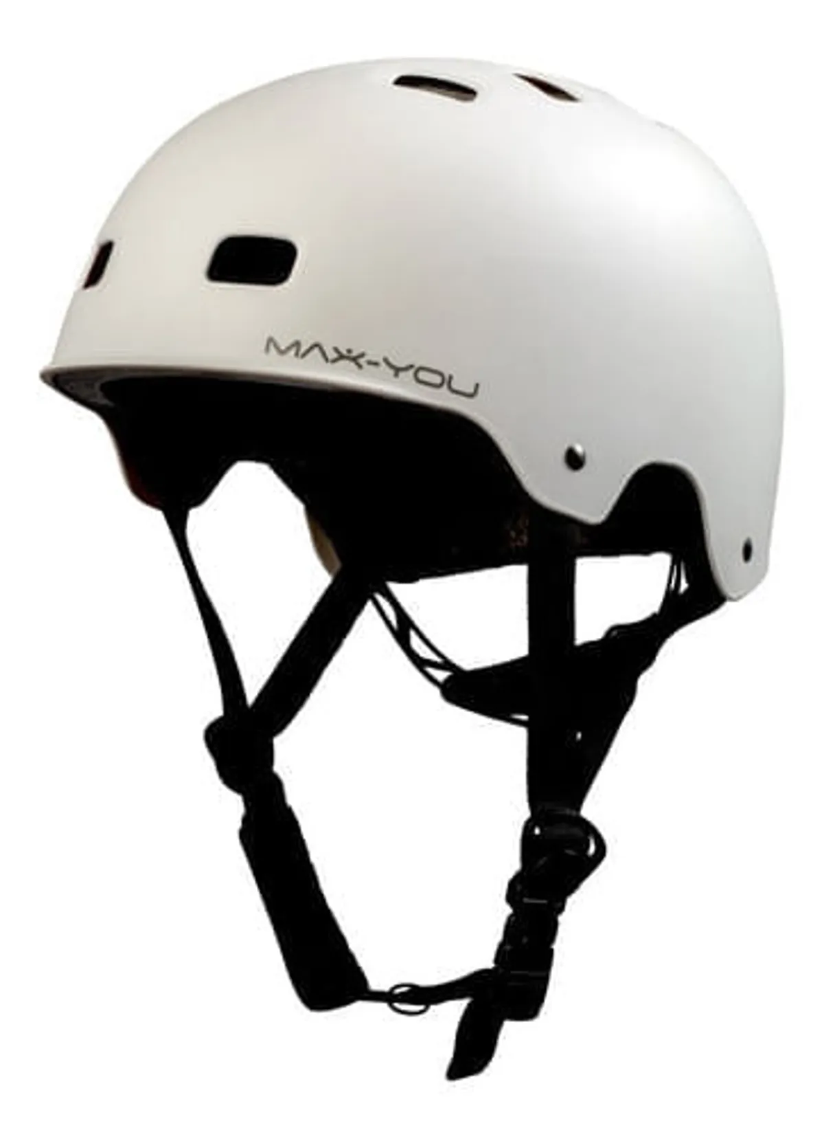 Casco Protector Max-you Vh62 Color Blanco Mate Talle Medium