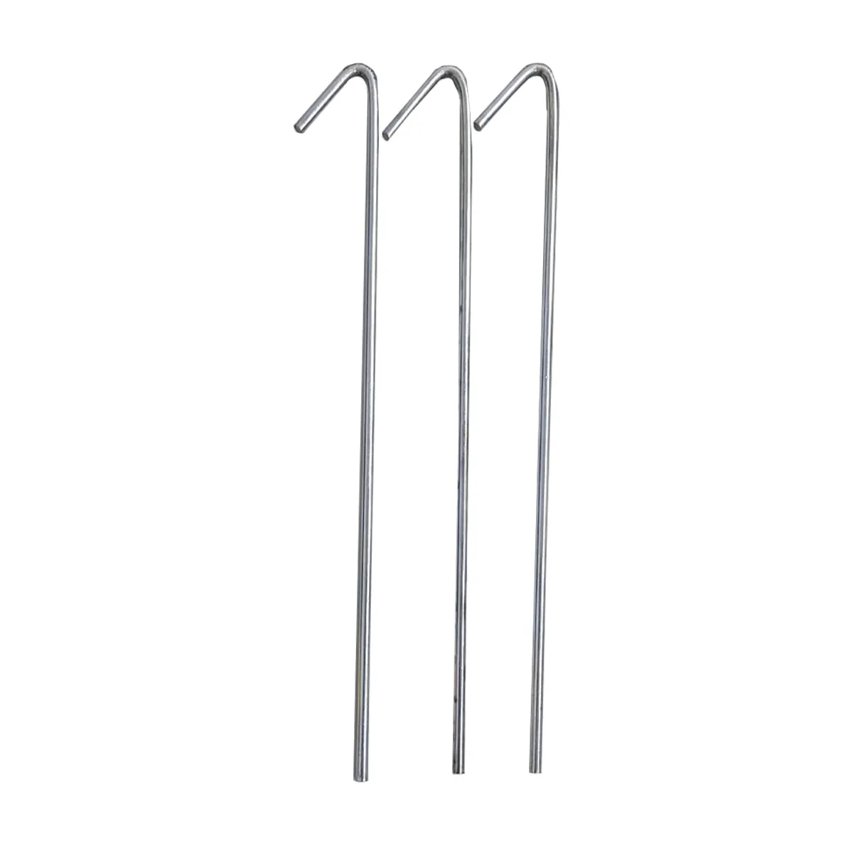 Estacas De Hierro 23 Cm Pack X10 Carpas Gazebos 4.5 Mm Broksol