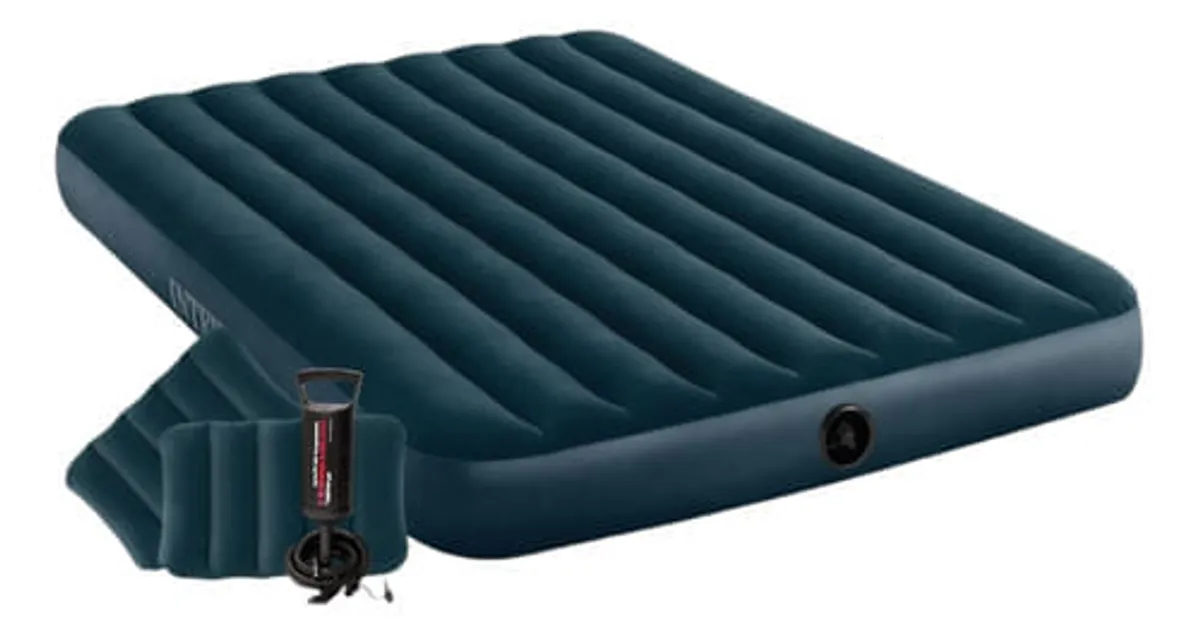 Colchon Infleble Intex Dura-beam 247489 2 Almoh + Inflador
