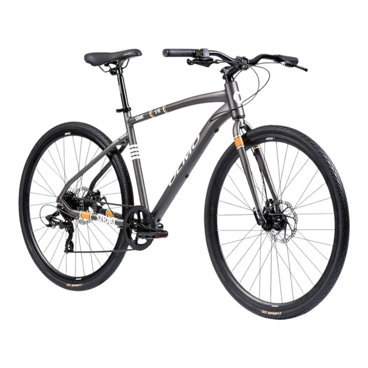 Bicicleta Olmo Straat S10 Talle 19 Color Gris Naranja