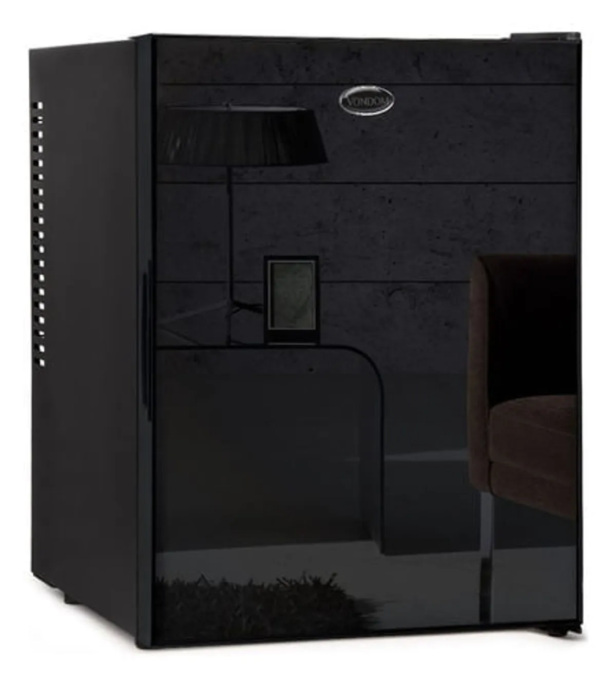 Frigobar Puerta Espejada Vondom Rfg40b 40 Lts Color Negra
