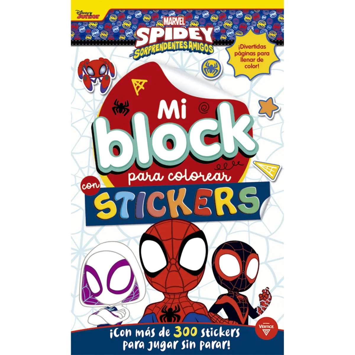Libro Spidey-Block Para Colorear