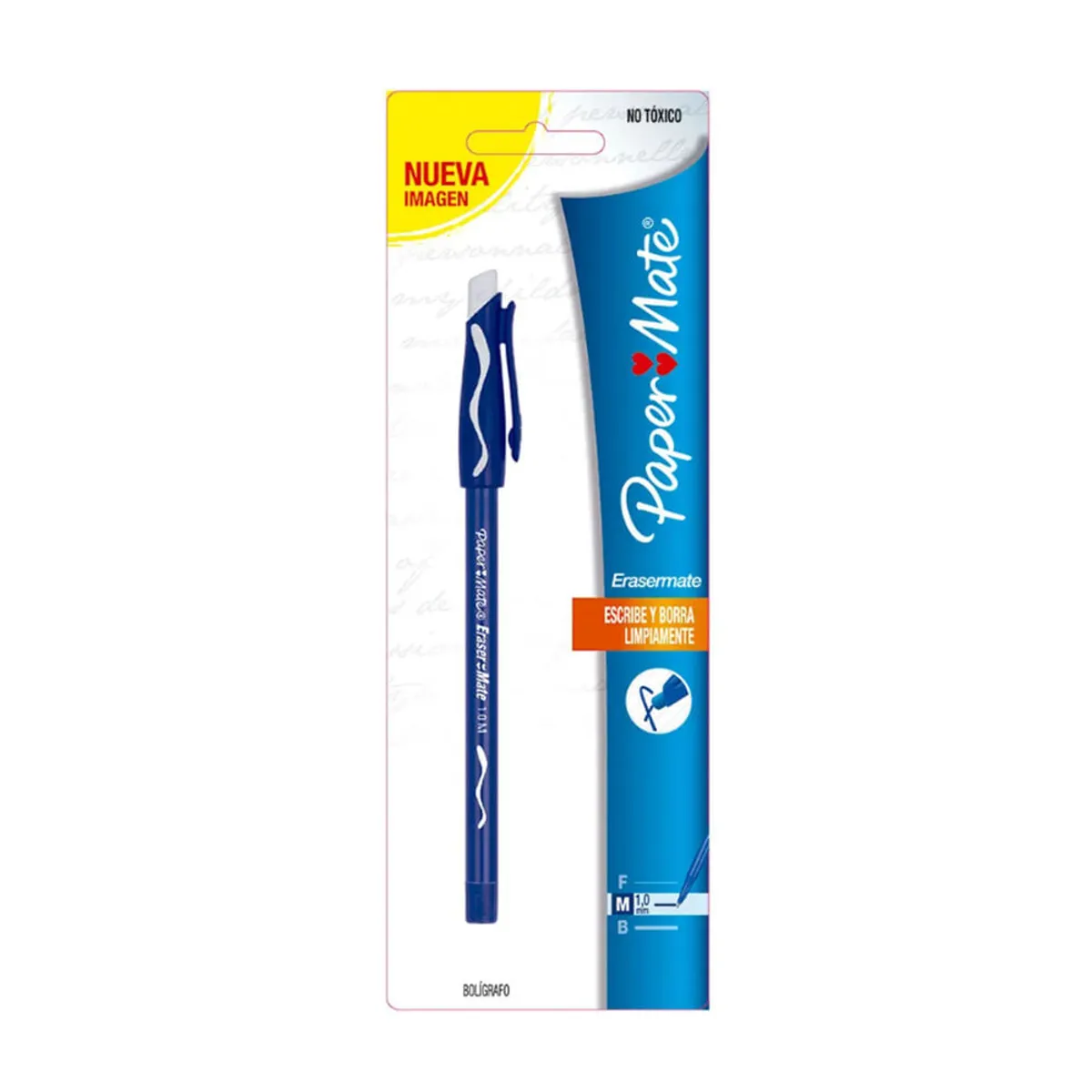 Lapicera borrable Paper Mate azul 1 u.