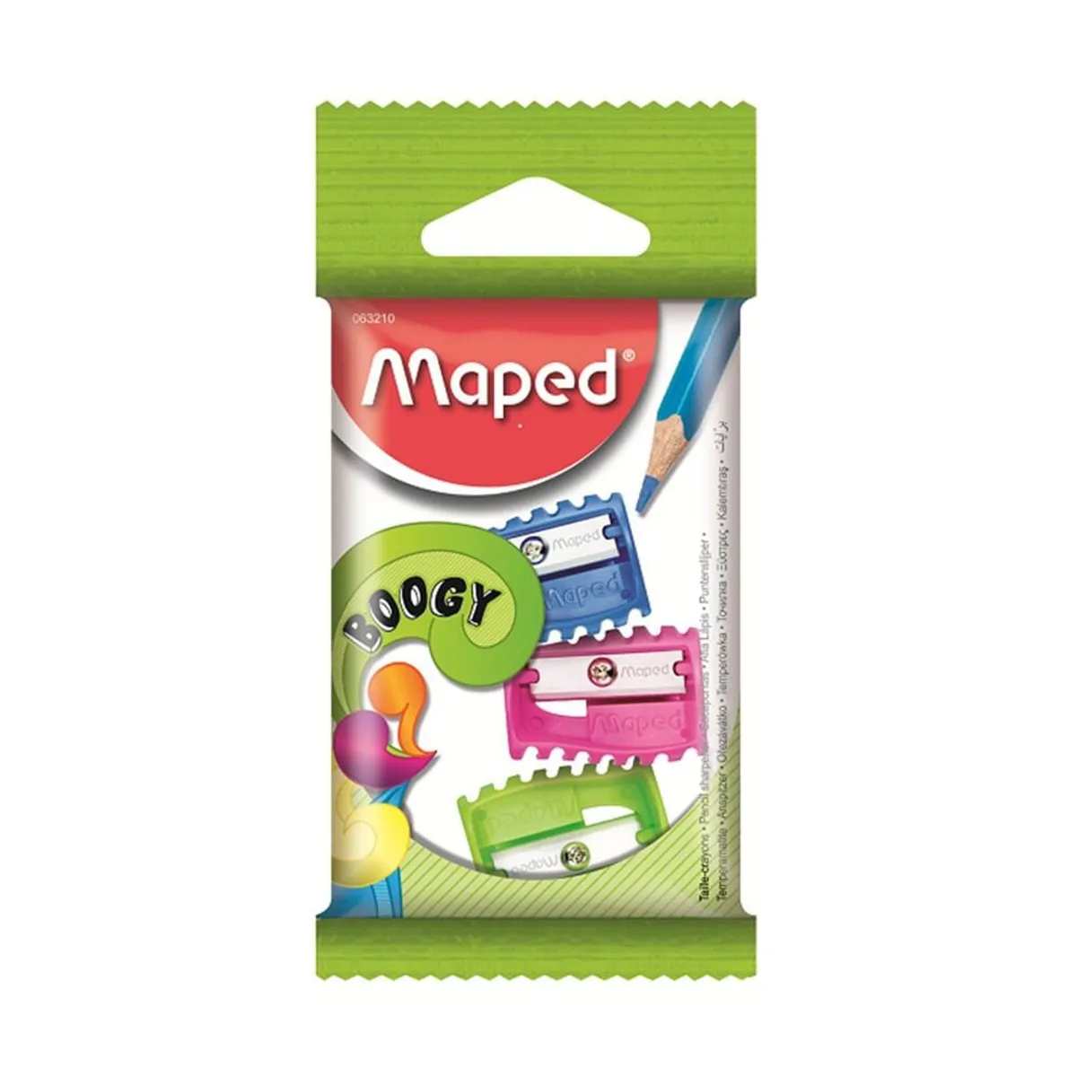 Sacapuntas Maped boogy 3 u.