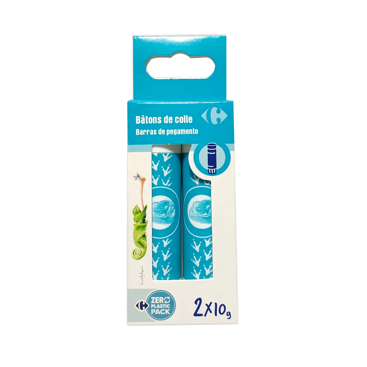 Adhesivo en barra Carrefour 2 u. x 10 g.