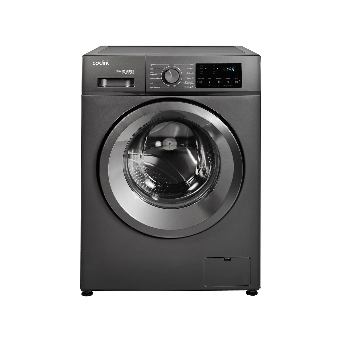 Lavarropas cf. inverter Codini 6kg anafa6010gi ino