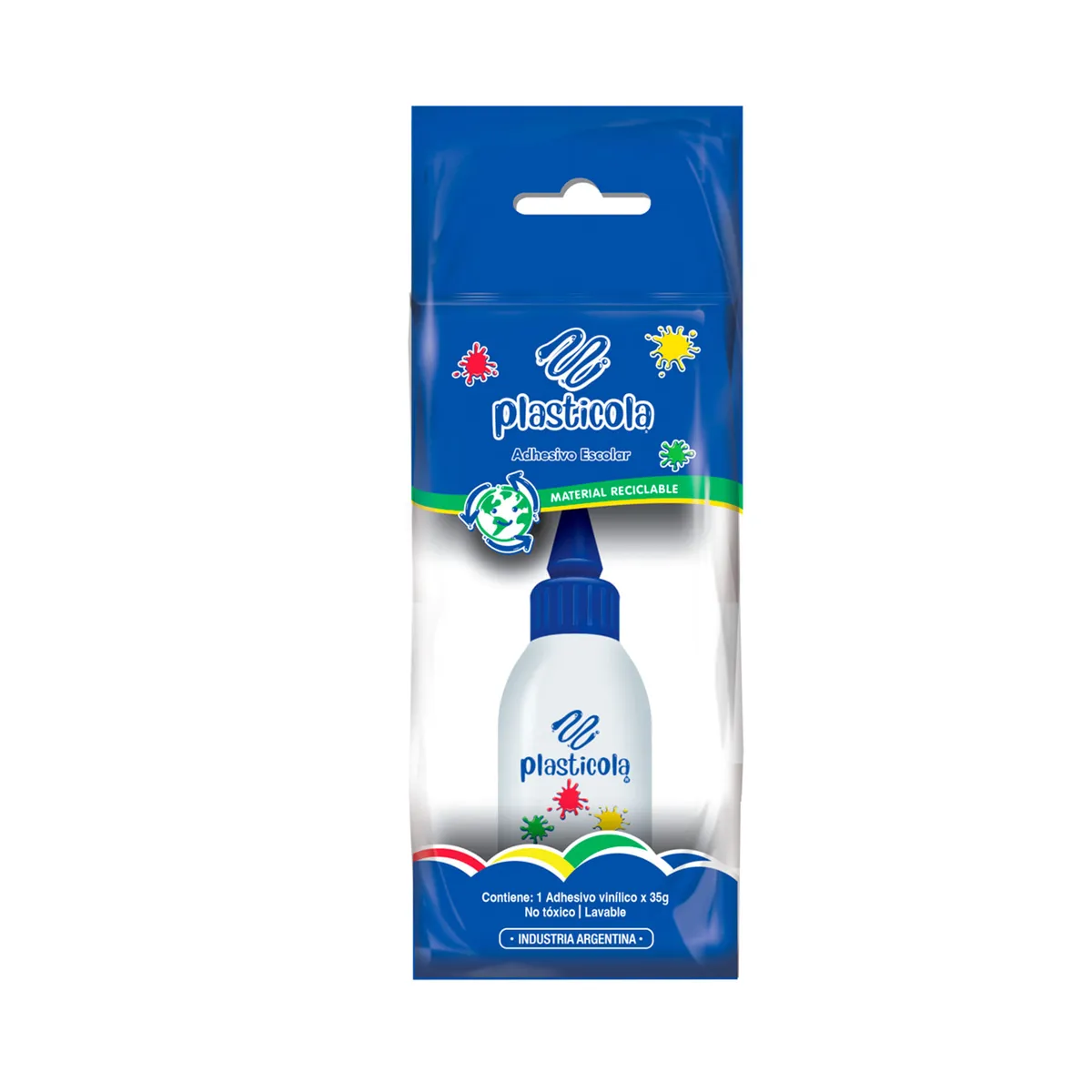Adhesivo vinílico Plasticola 35 grs x 1 uni flow pack