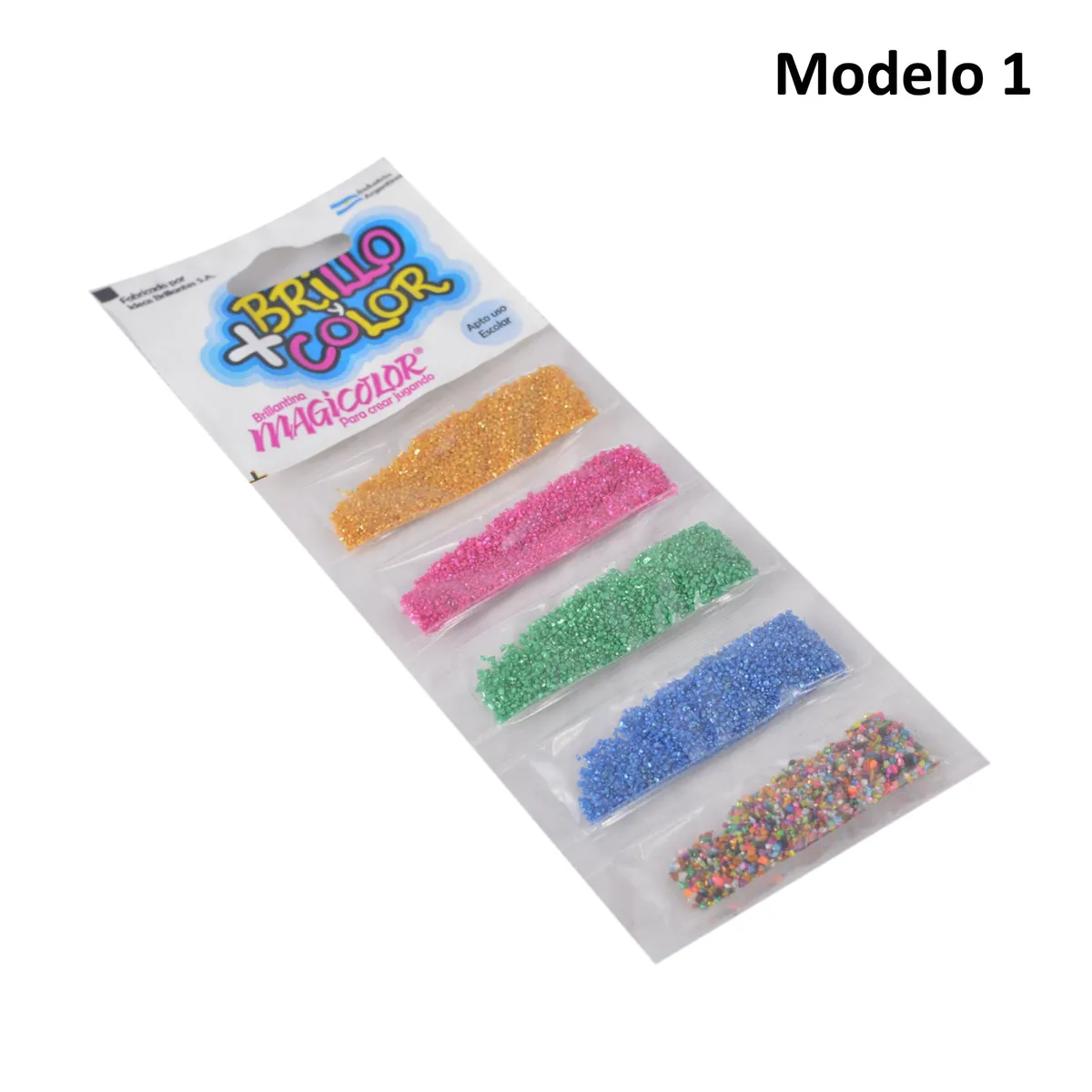 Brillantina Magicolor x 5 sobres (Modelos Surtidos)
