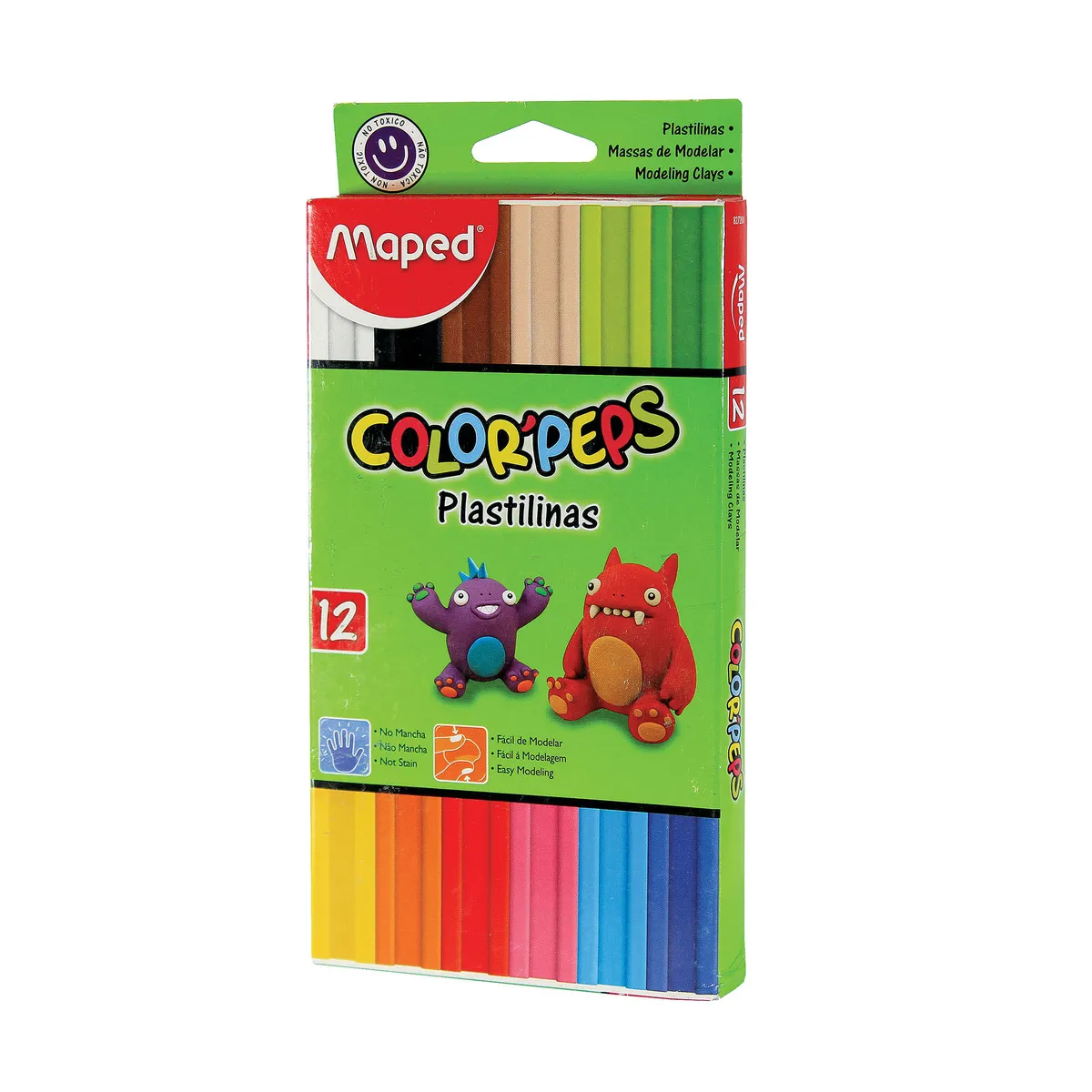 Plastilinas Maped colors 12 u.