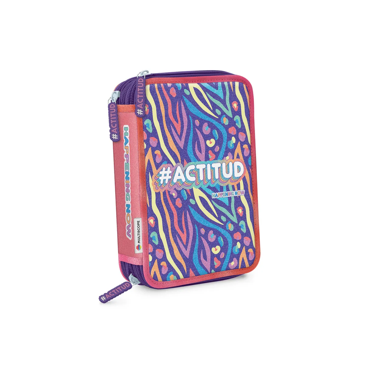 Cartuchera Multiscope 3 pisos actitud level efecto