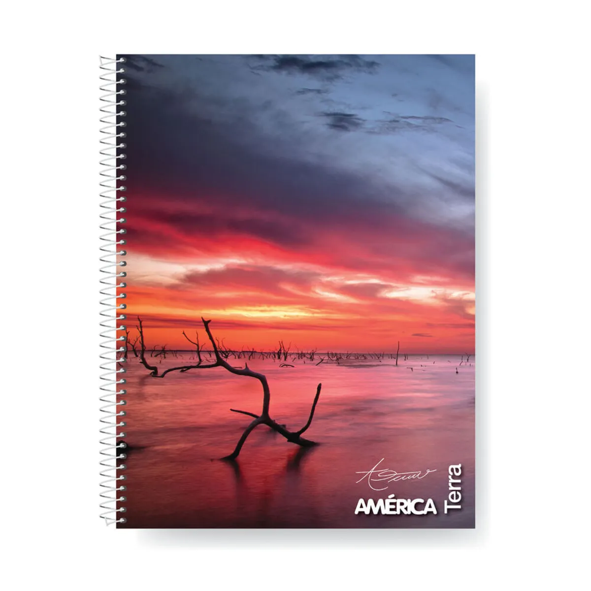Cuaderno rayado América terra 80 hojas