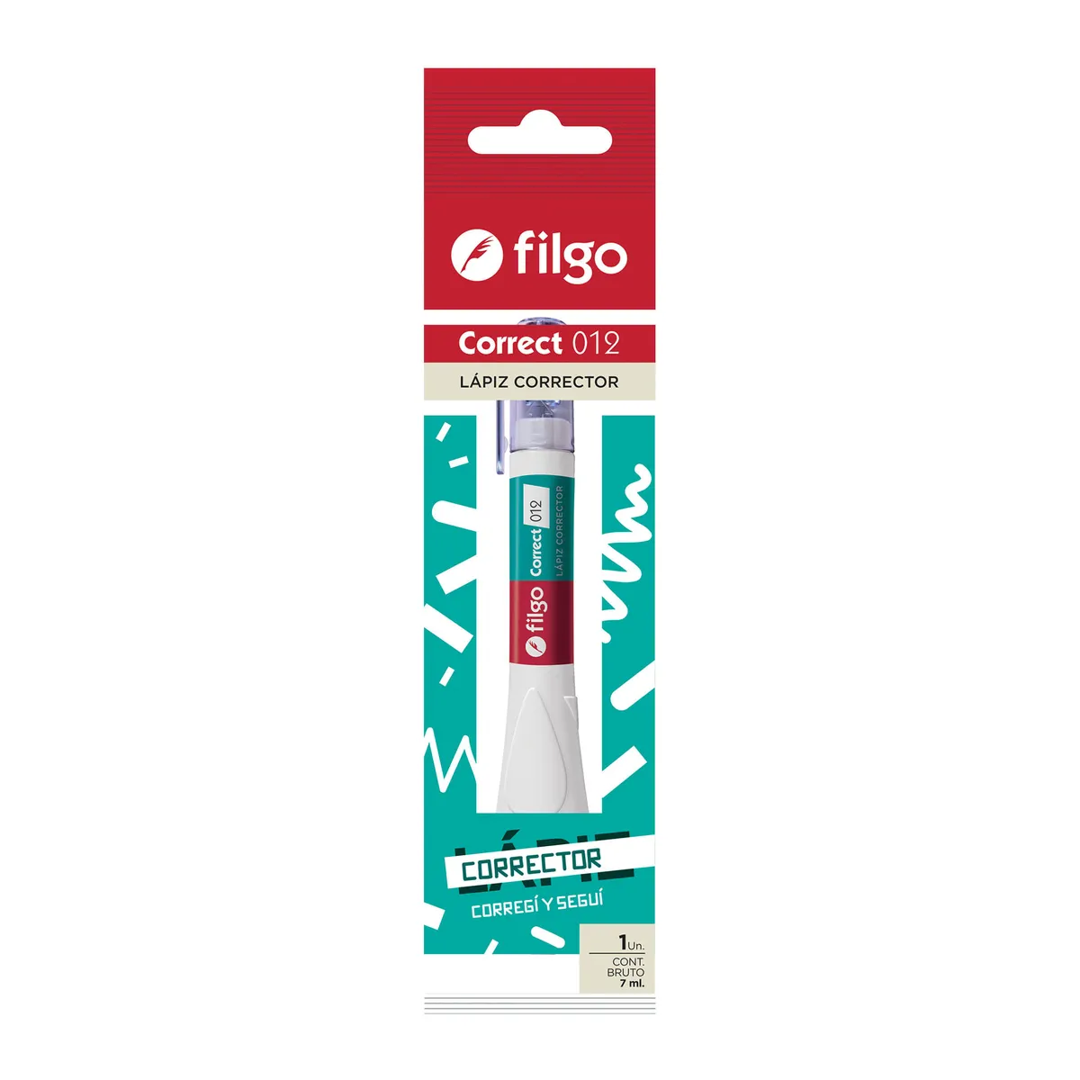 Lapiz corrector Filgo Correct 012 7 cc. 1 u.