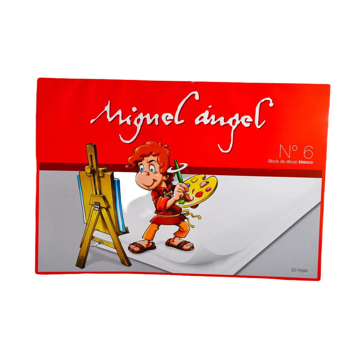 Block de dibujo n6 Miguel Ángel blanco 20 hojas