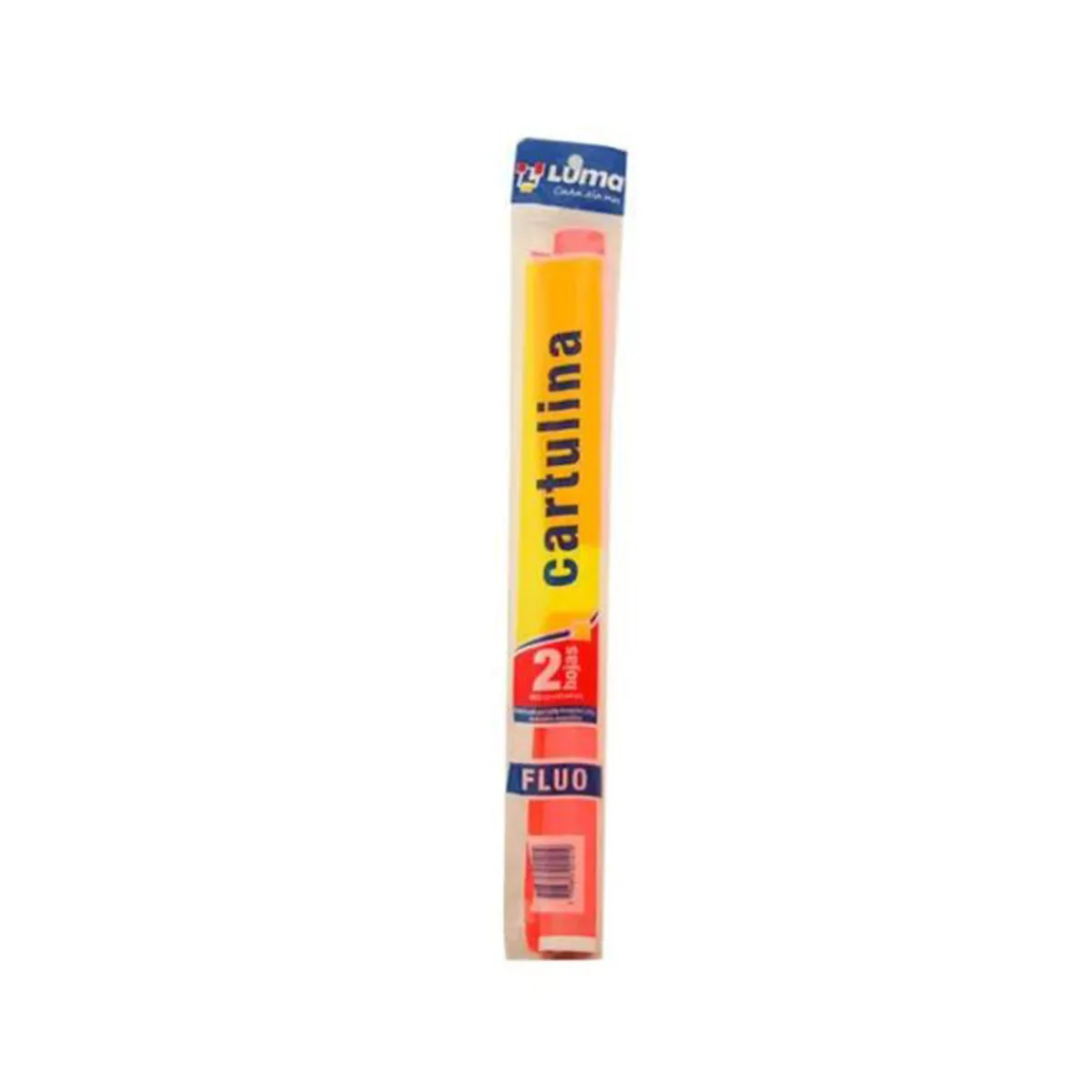 Cartulina Luma fluo x 2 uni