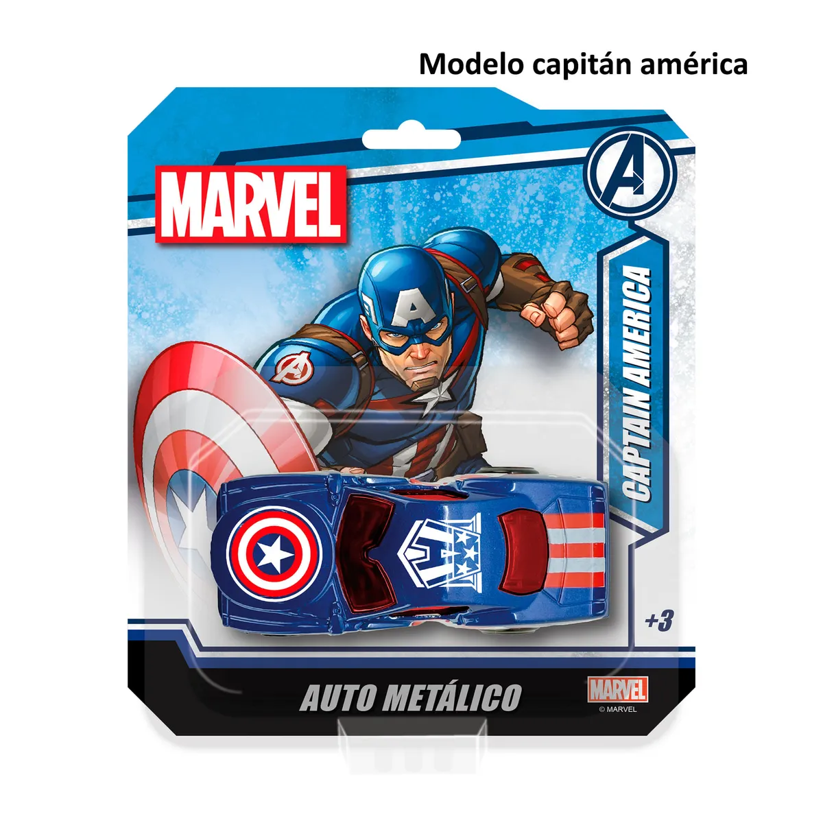 Autitos metálicos marvel (Modelos Surtidos)