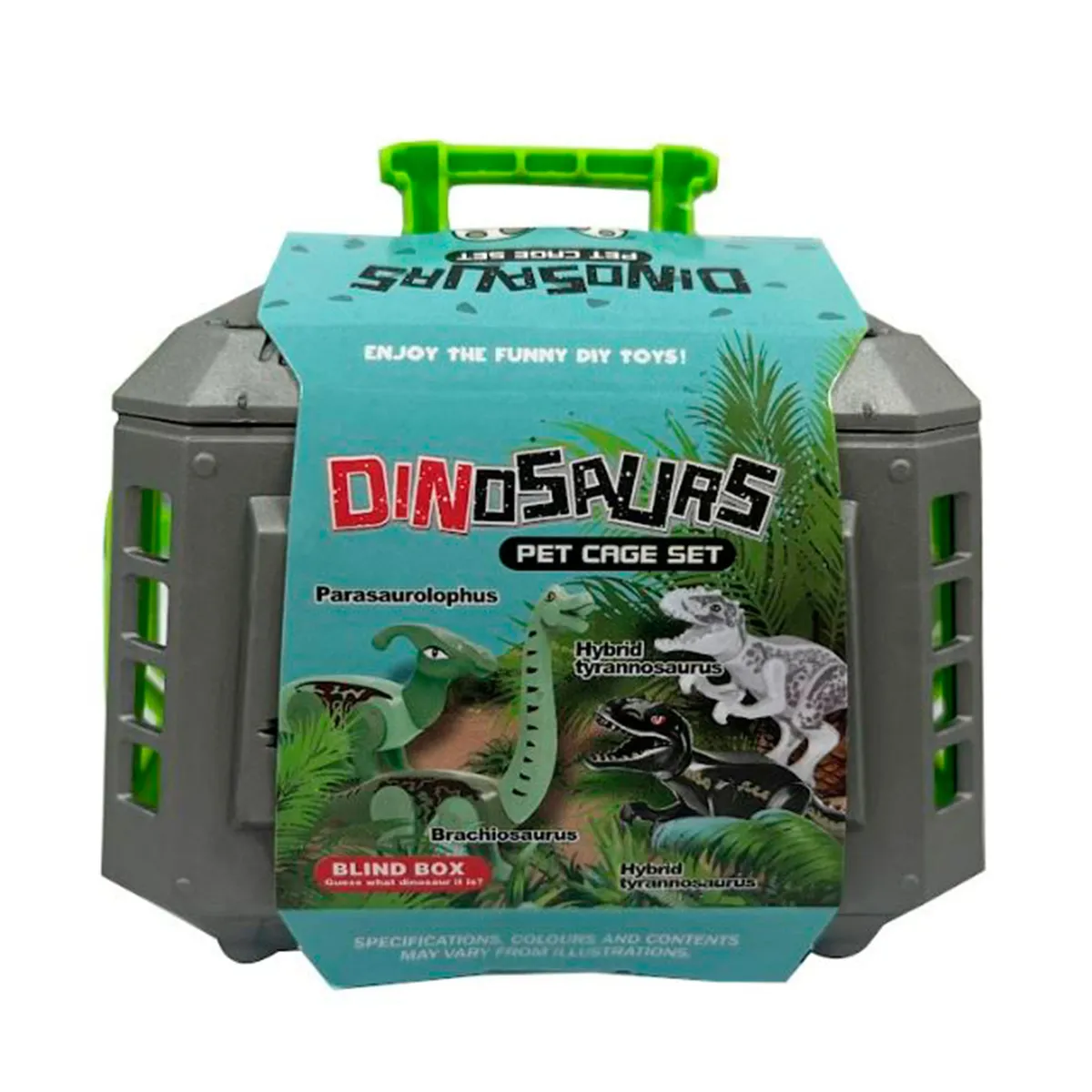 Juego de jaulas para dinosaurios
