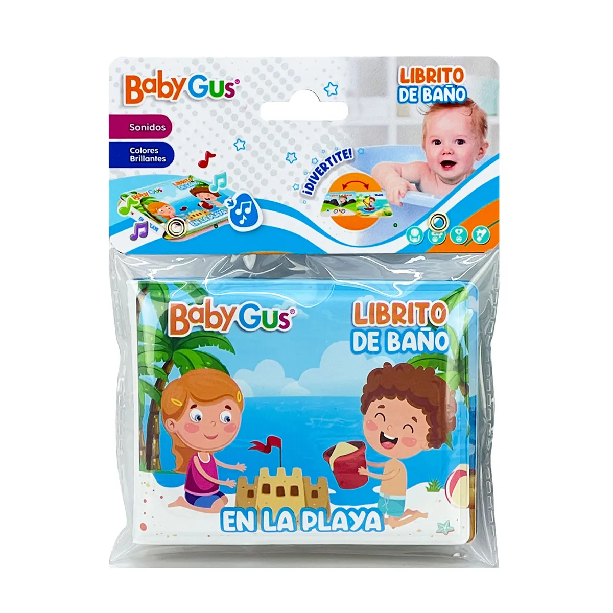 Librito didáctico Babygus para baño