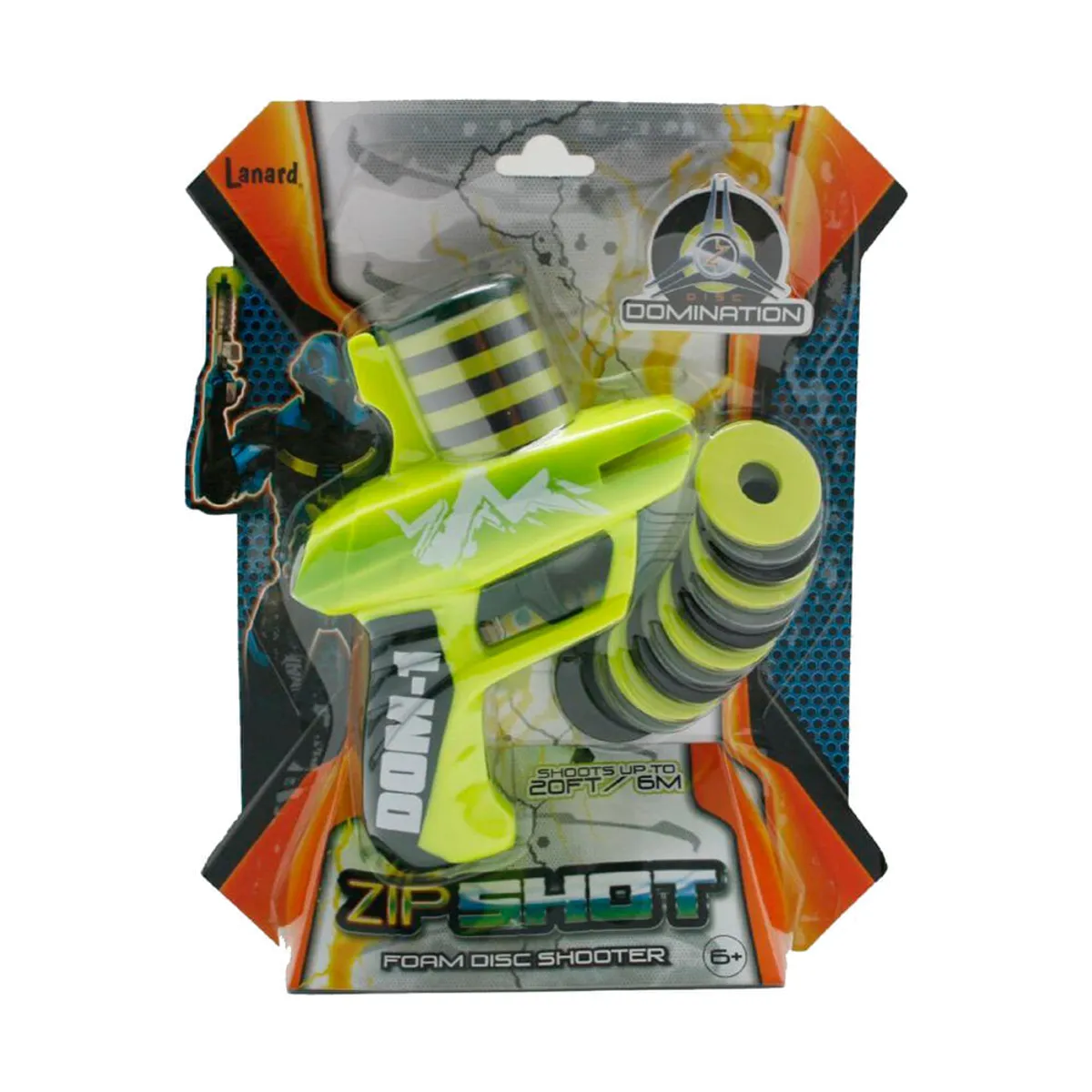 Lanzador de discos Lanard zip shot 1 u.