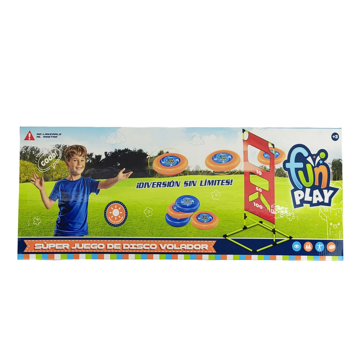 Juego aire libre frisbee
