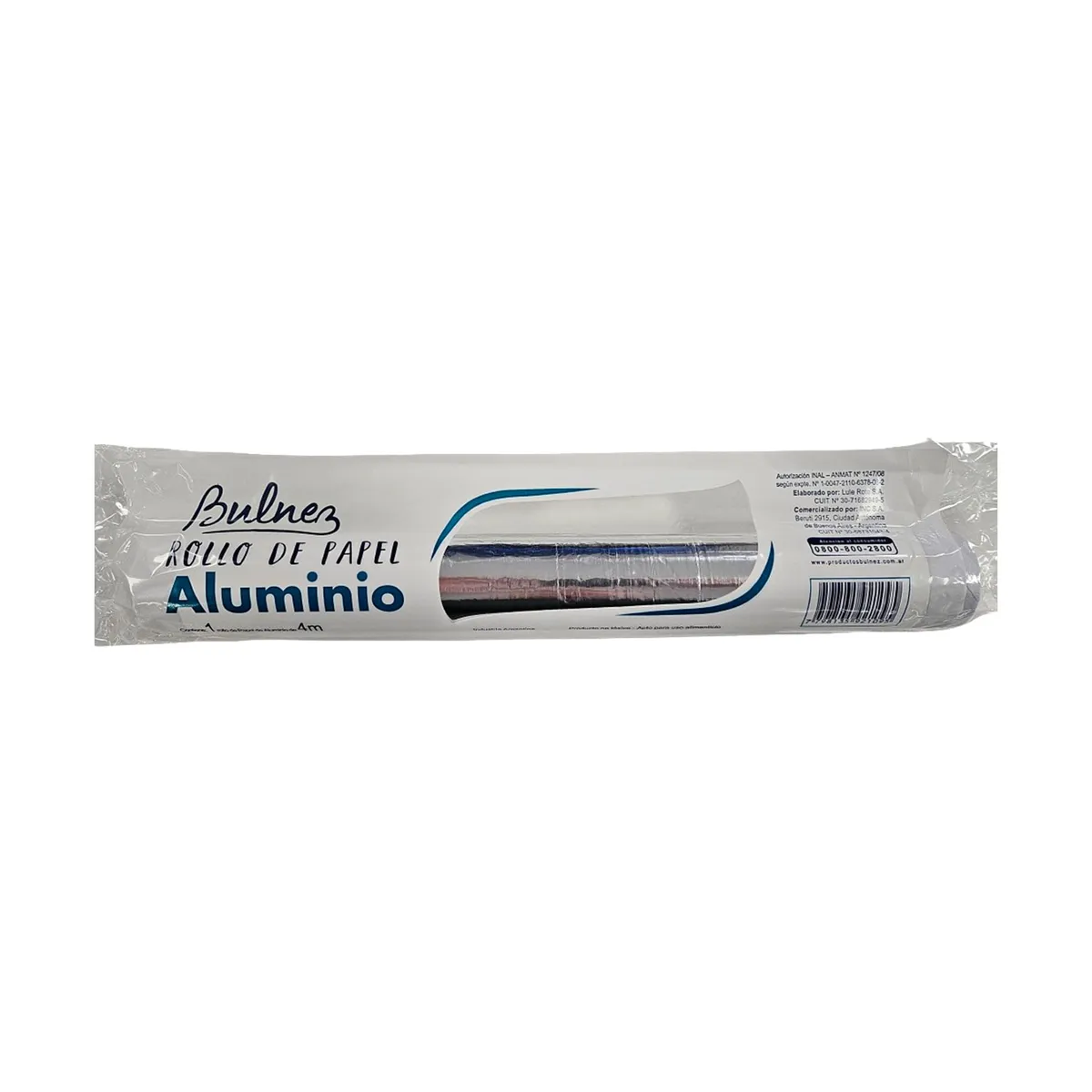 Rollo aluminio Bulnez x 4 mts