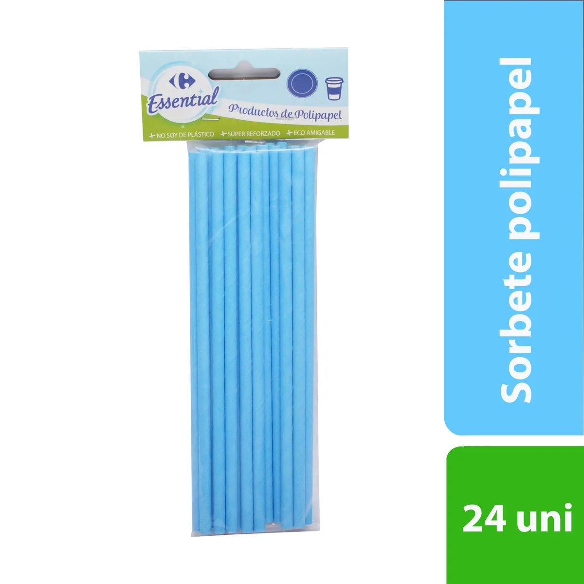 Sorbete Essential polipapel liso x24 color