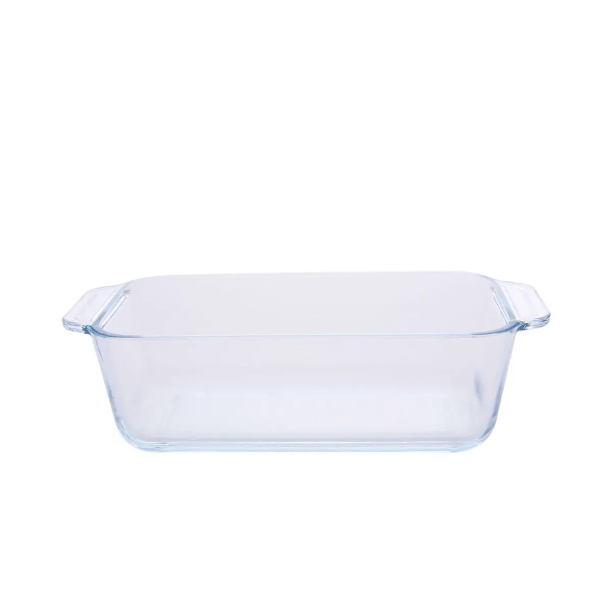 Budinera de vidrio rectangular Carrefour 1.5 l.