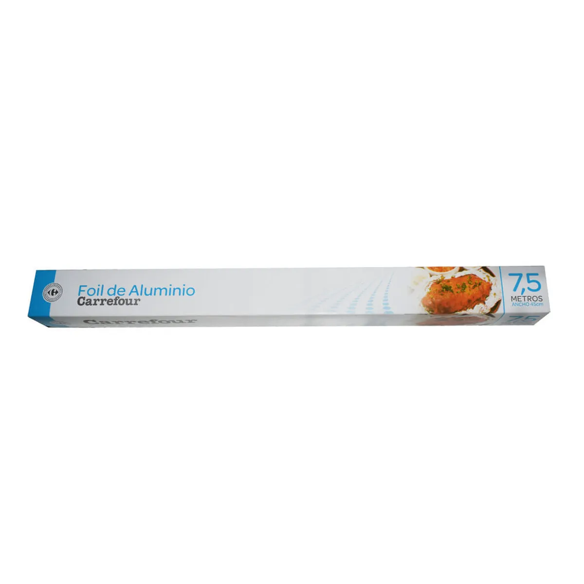 Film de aluminio Carrefour 45 cm x 7.5 cm.