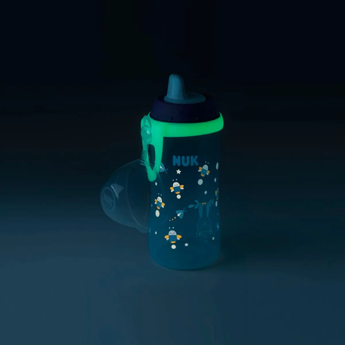 Vaso kiddy cup NUK 300 ml. luminoso