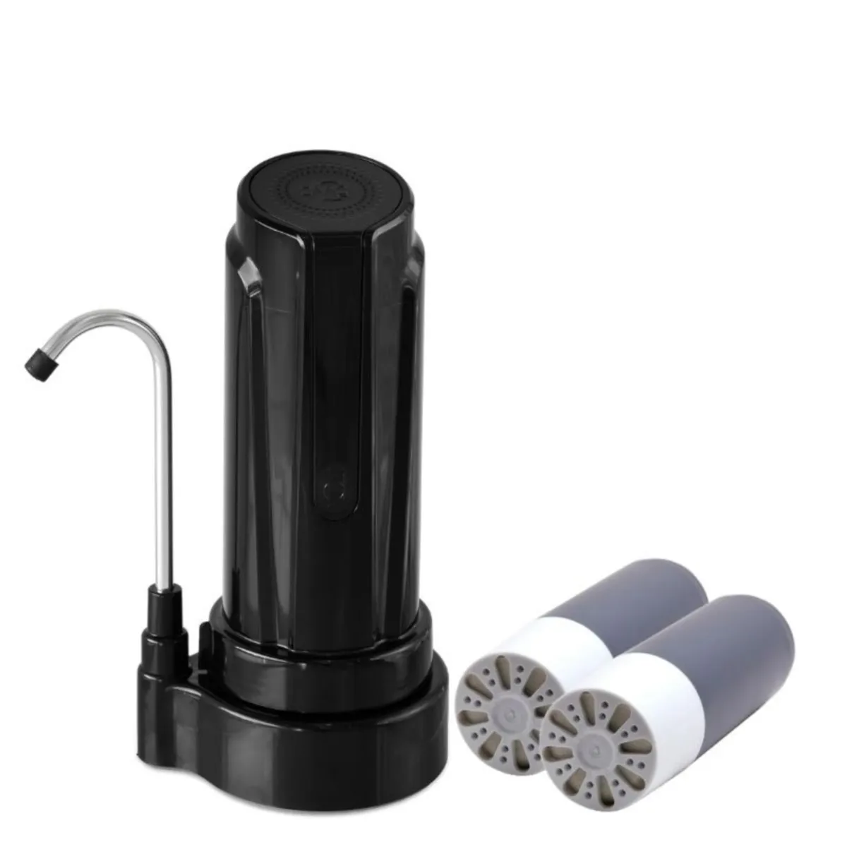 Purificador de Agua AQUA Negro con 2 Repuestos Extra DVIGI