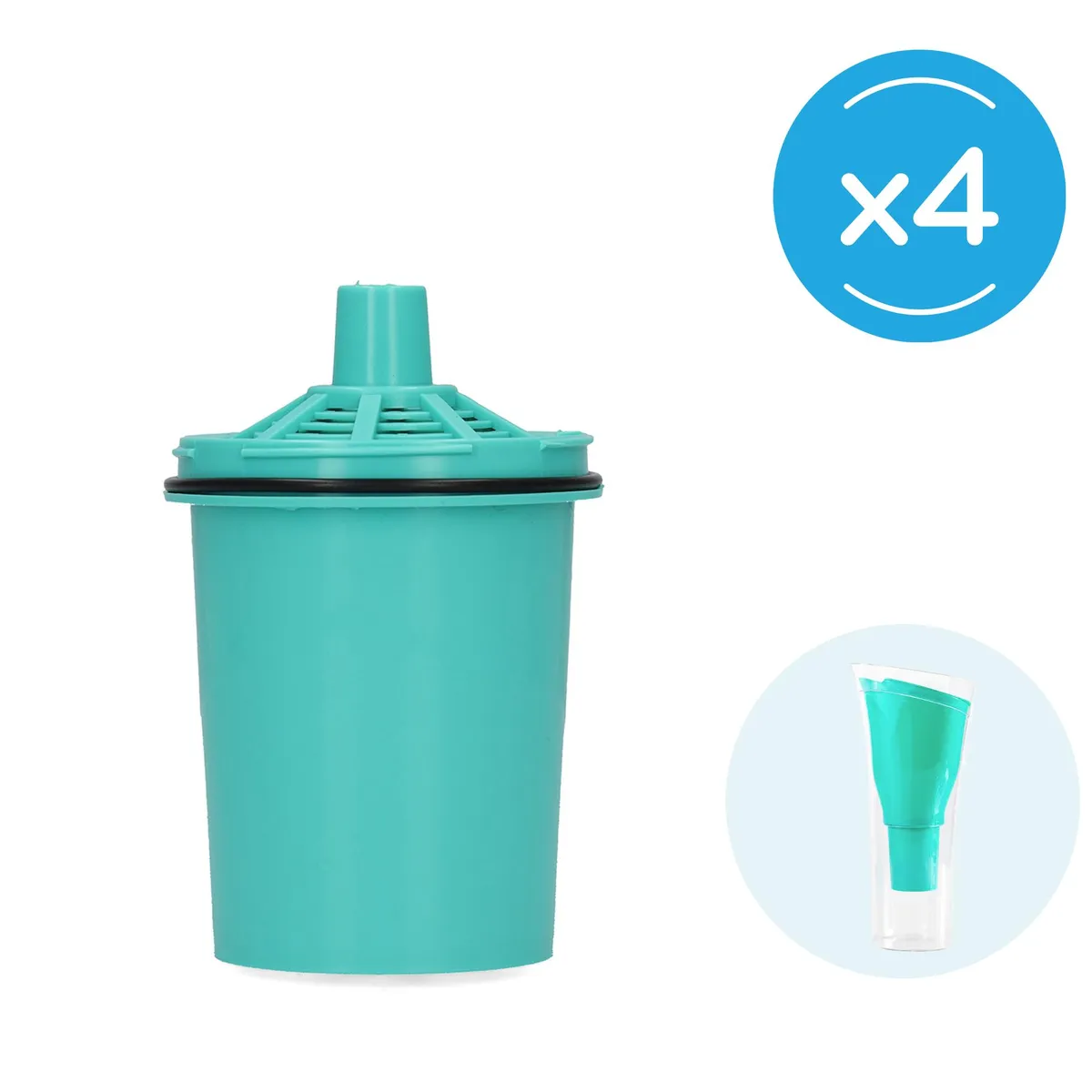 Combo Repuesto Jarra Purificadora de Agua SENSE X 4 DVIGI