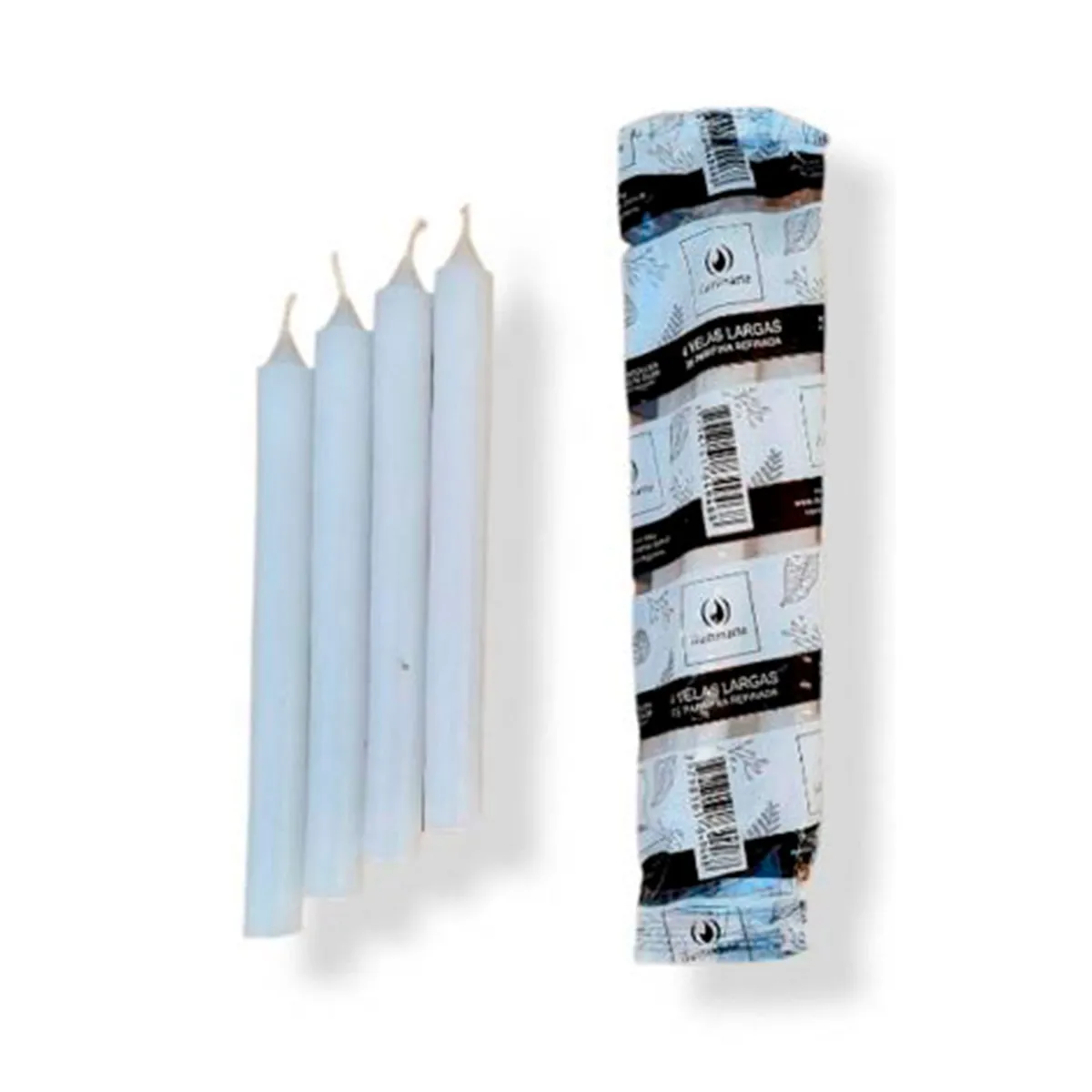 Velas de corte Iluminarte largas x 4 uni