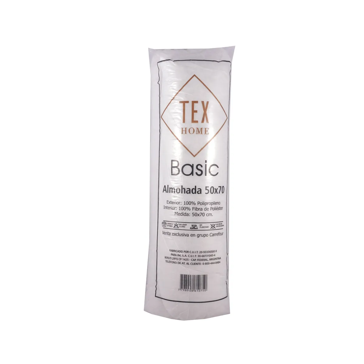 Almohada Tex Basic 50 x 70 en rollo