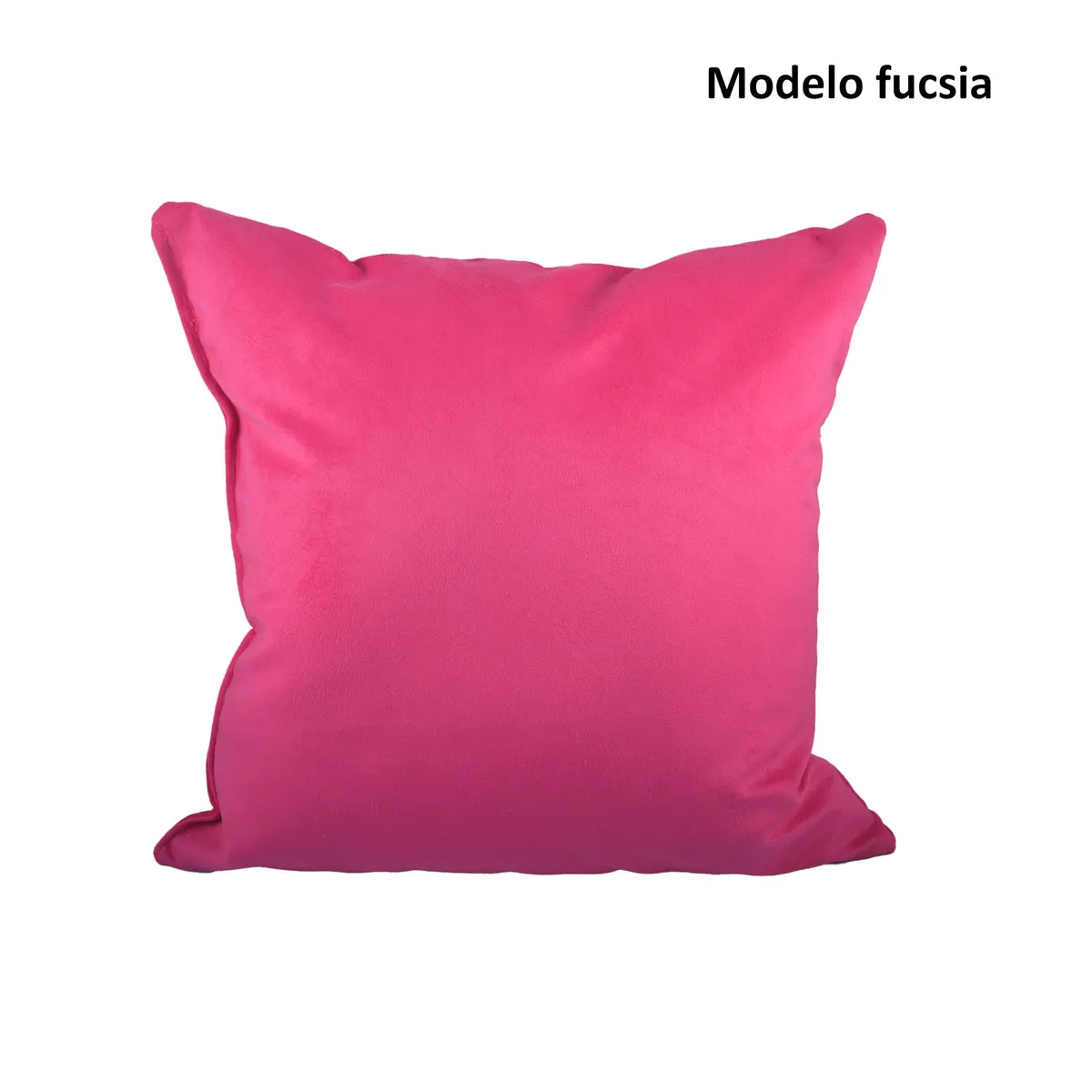 Almohadón Tex pana lisa 45x45cm Modelos Surtidos