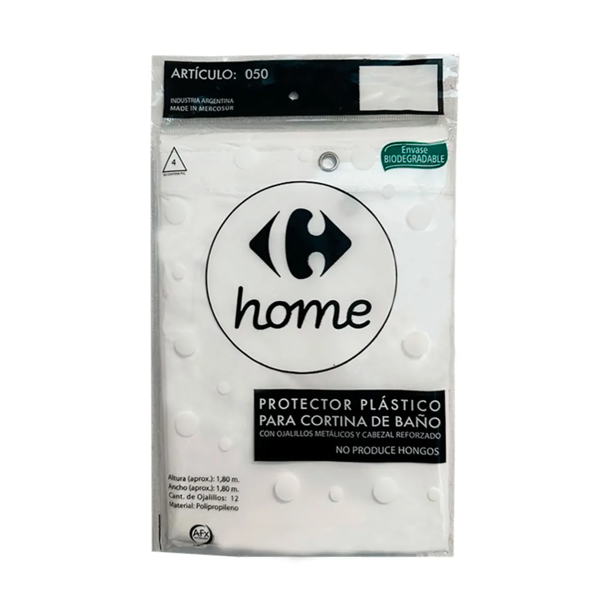 Protector de cortina Decoral blanco 50 micrones