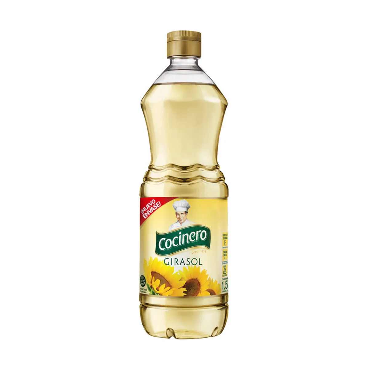 Aceite de girasol Cocinero 1.5 l.