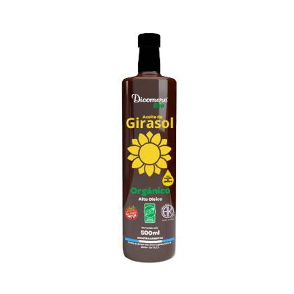 Aceite de girasol Dicomere alt oleico sin gluten 500 cc.
