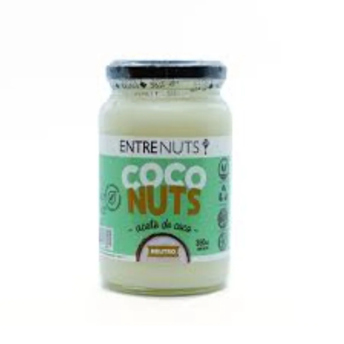 Aceite de coco Entrenuts frasco 360 cc.