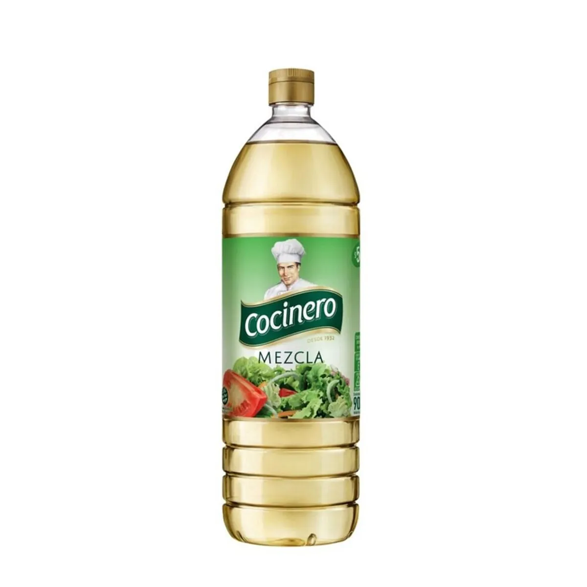 Aceite Cocinero mezcla soja girasol 900 g.