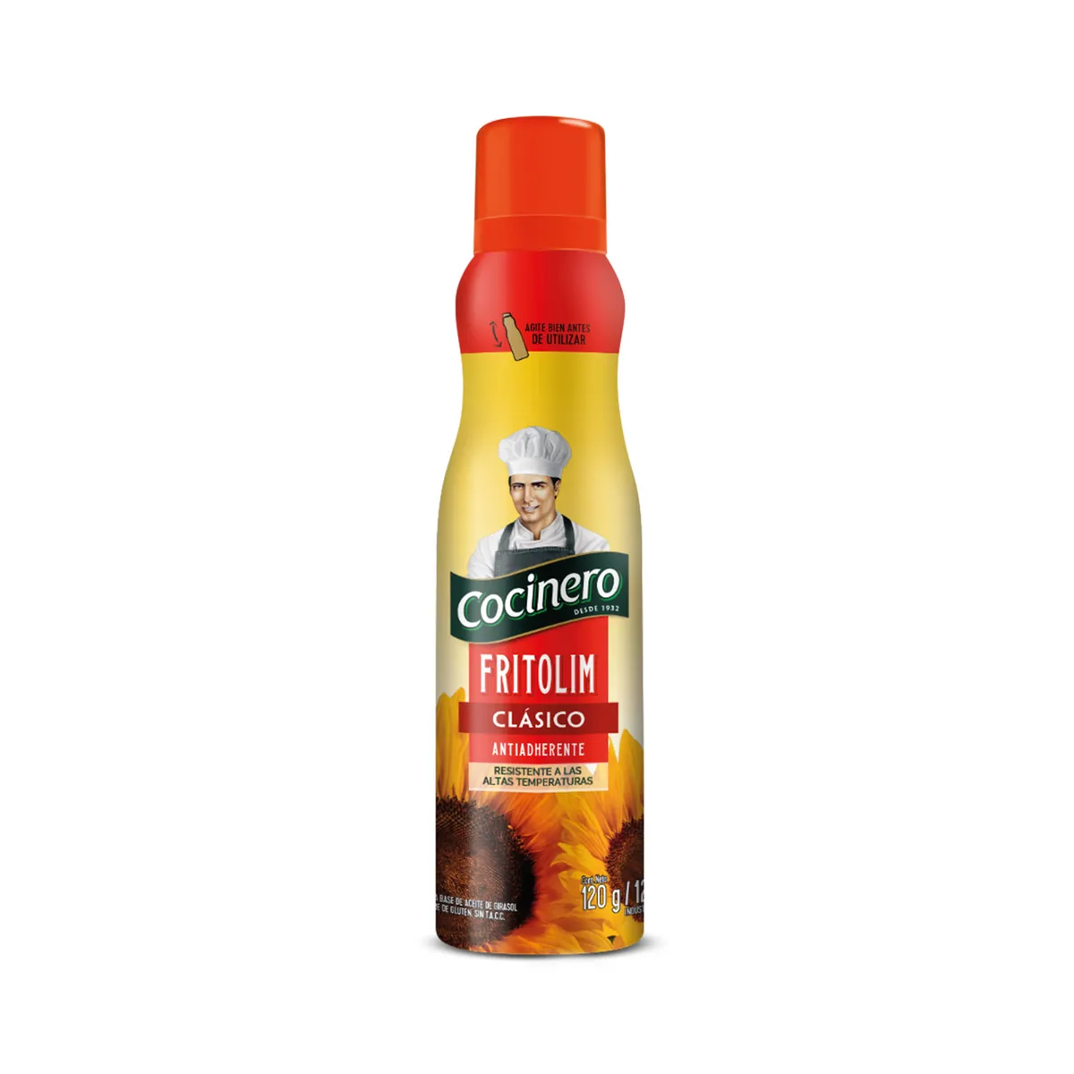 Aceite de girasol en aerosol Fritolim clásico 120 g.