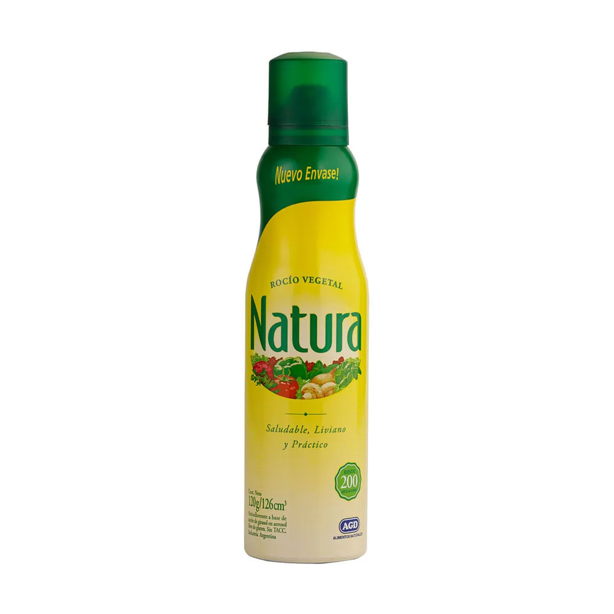 Aceite en aerosol Natura 120 cc.